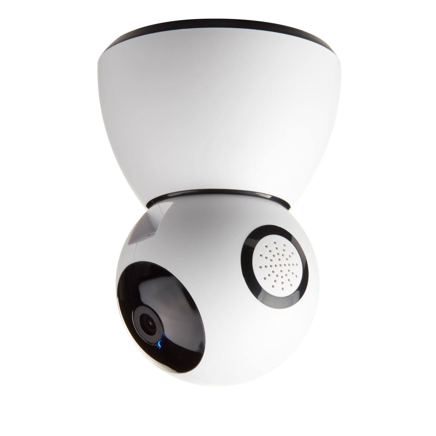Black/White Wi-Fi Security Camera Y417369