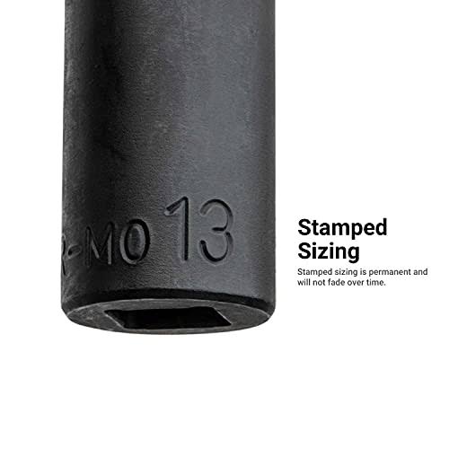 3/8 in. Drive Impact Socket Set, Metric A160