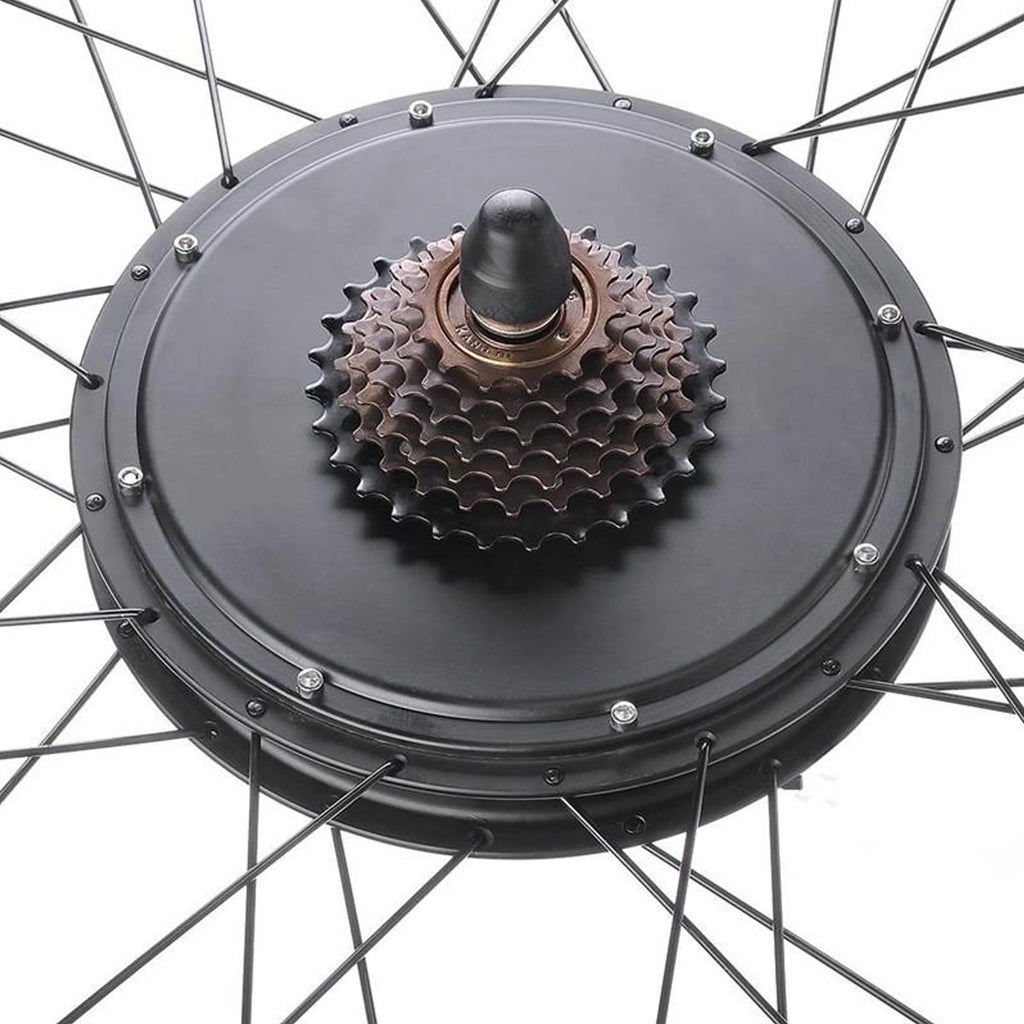 72v 2000w Fat Tire Rear Wheel Hub Motor Kit with 45A Sine Wave Controller I702
