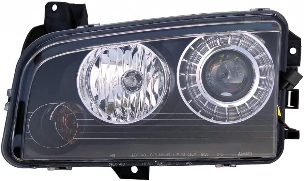 Headlight Assembly Pair with Bulbs for Dodge Charger V55702