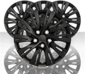 Set of 4 15" 10 Split Spoke Wheel Covers Gloss Black K911
