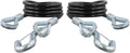 Vinyl-Coated Trailer Safety Cables with Snap Hooks, 2-Pack E802510