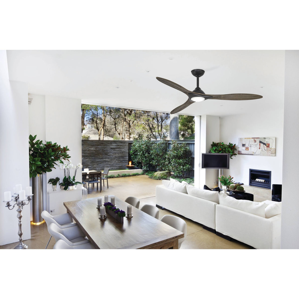 LED 60x22 Ceiling Fan Flat White P216891