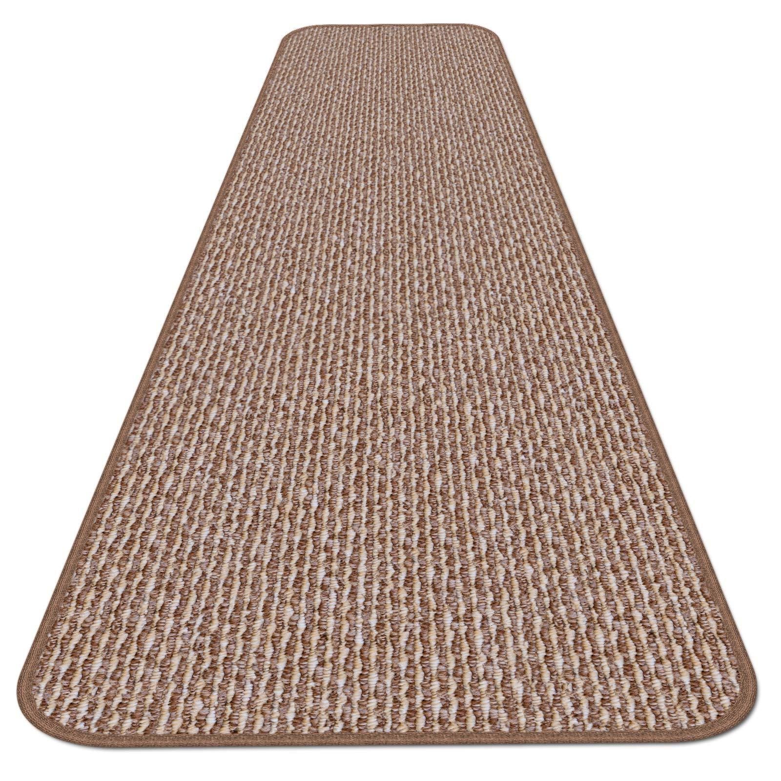Skid-Resistant Carpet Runner, Praline Brown, 14 ft. x 36 in. P4015
