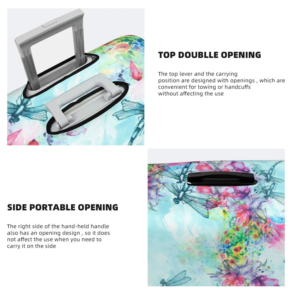 Large Suitcase Protective Cover with Hidden Zipper M132