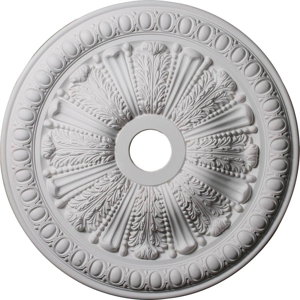27 7/8x22OD x 3 7/8x22ID x 2 1/2x22P Egg & Dart Ceiling Medallion T932