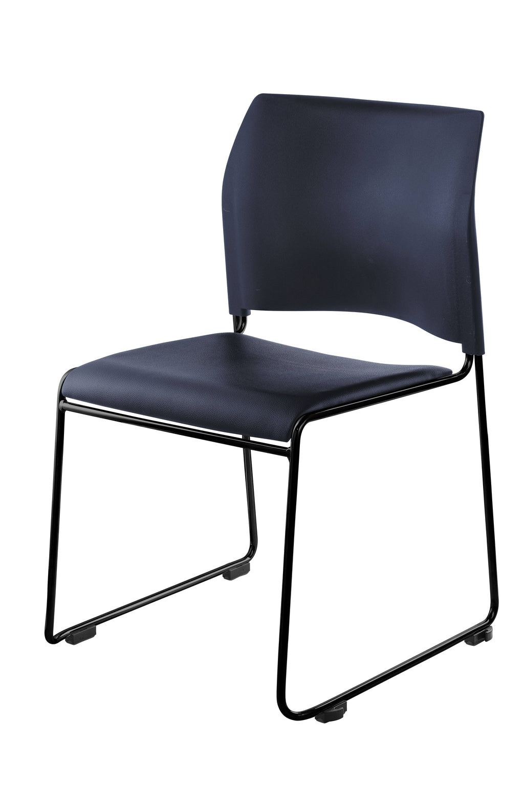 Navy Blue Vinyl Stack Chair 4 Pack S59863