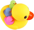 Colorful Rubber Ducky Bath Toys 4Pcs L105940