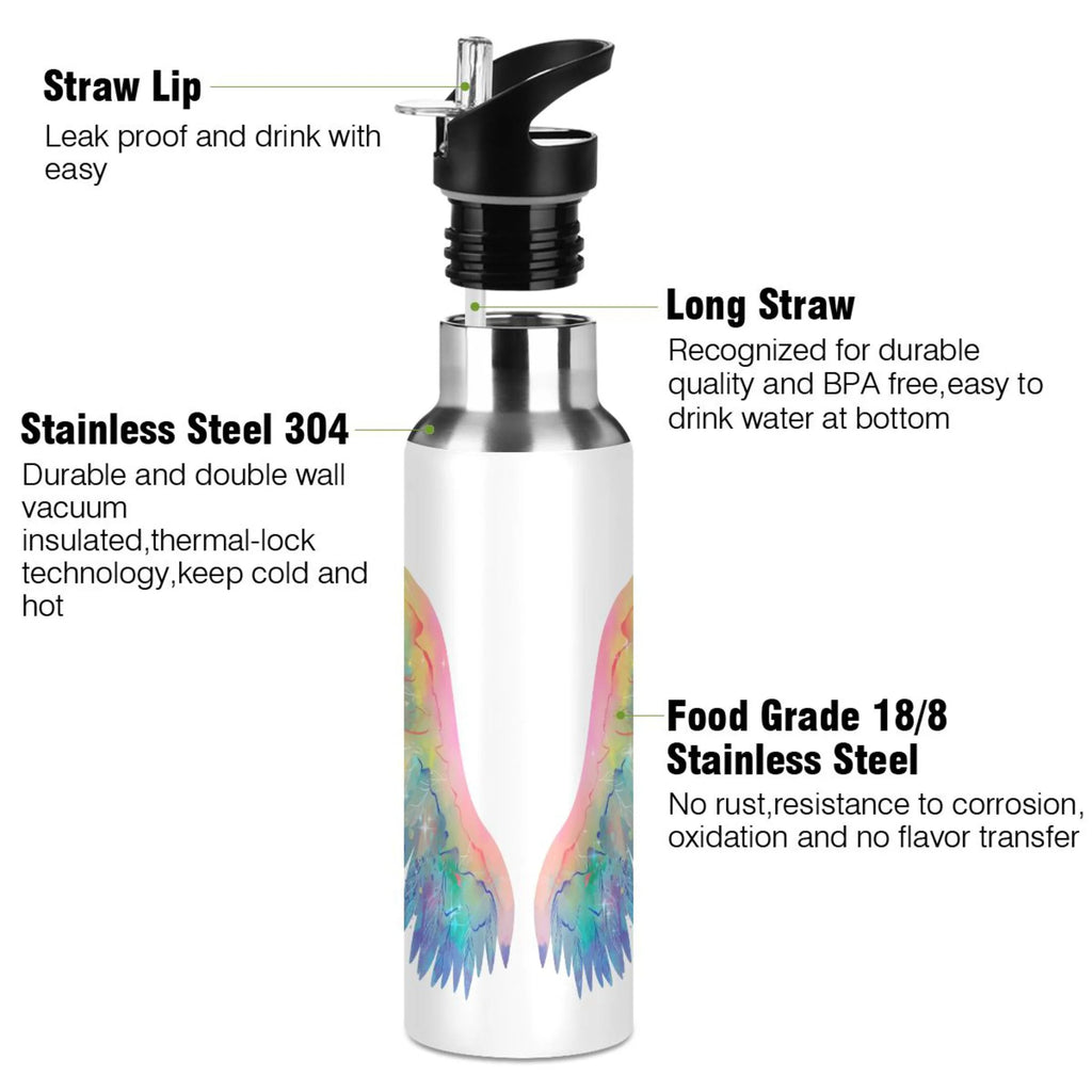 Rainbow Colorful Stainless Steel Insulated Vacuum Flask U8219