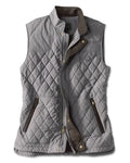 Quilted Vest Gray Size Large D511
