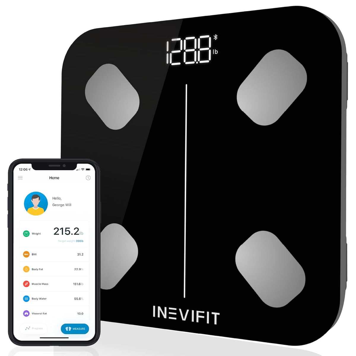 Smart Body Fat Scale with Bluetooth E719