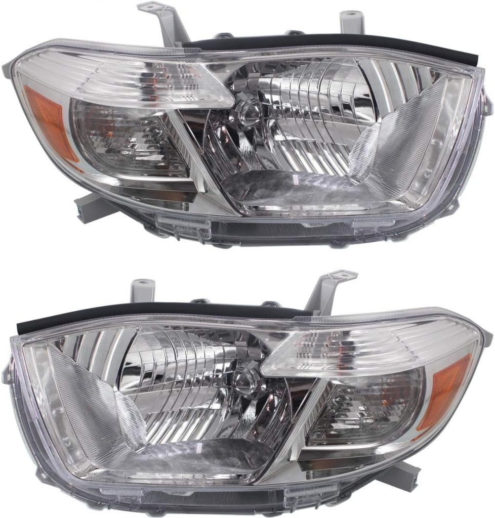 Passenger Side Headlight Assembly E66040