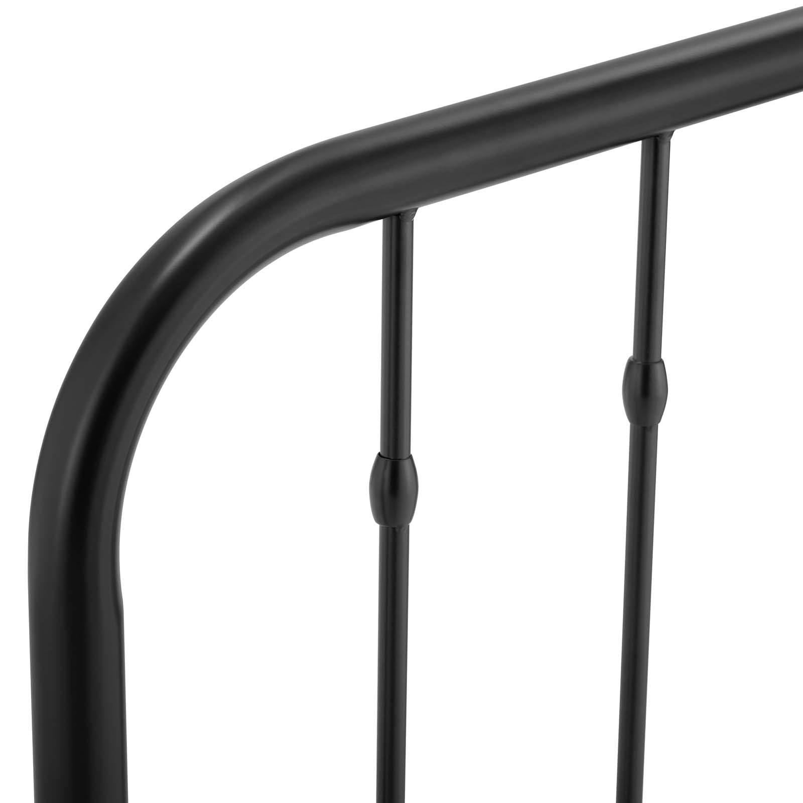 Black Queen Metal Headboard K434951