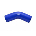 4 Ply Reinforced Silicone Elbow Connector 4in I.D. 45 Deg. Elbow Blue F1185