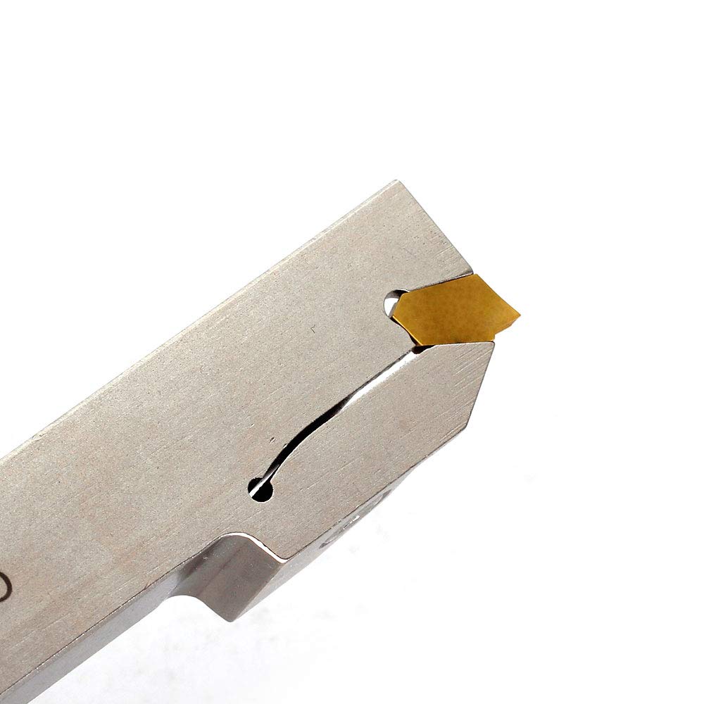 3/4 Indexable Lathe Grooving Parting Holder with 10 Pieces Carbide Inserts Z100