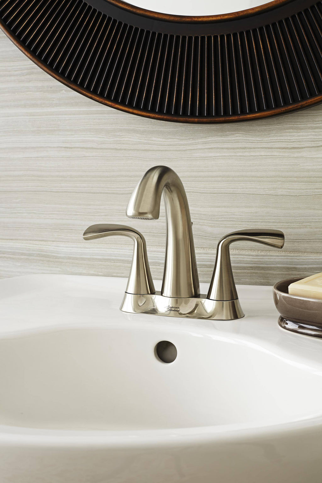 Centerset Bathroom Faucet Double Handle I491