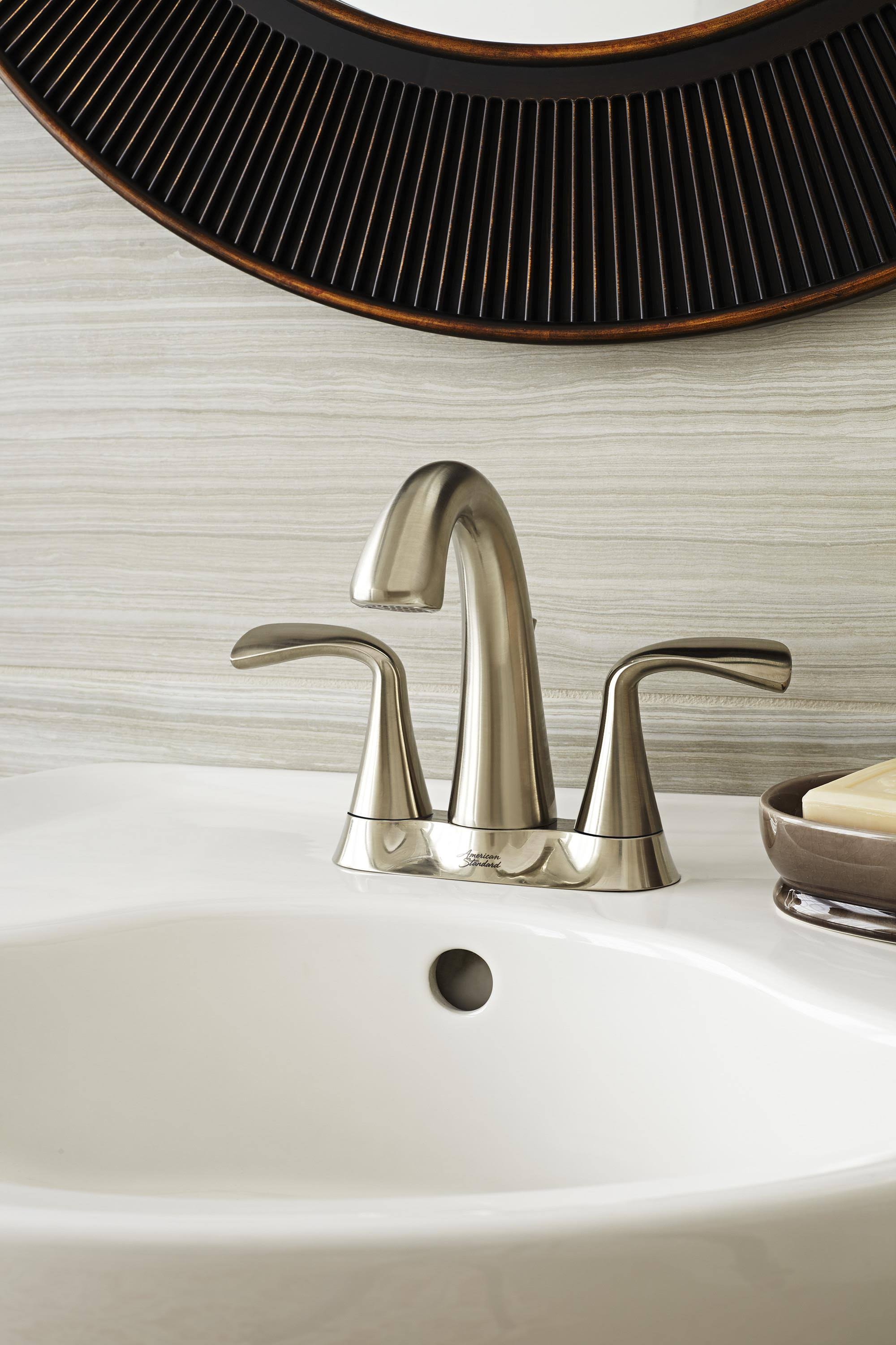 Centerset Bathroom Faucet Double Handle I491