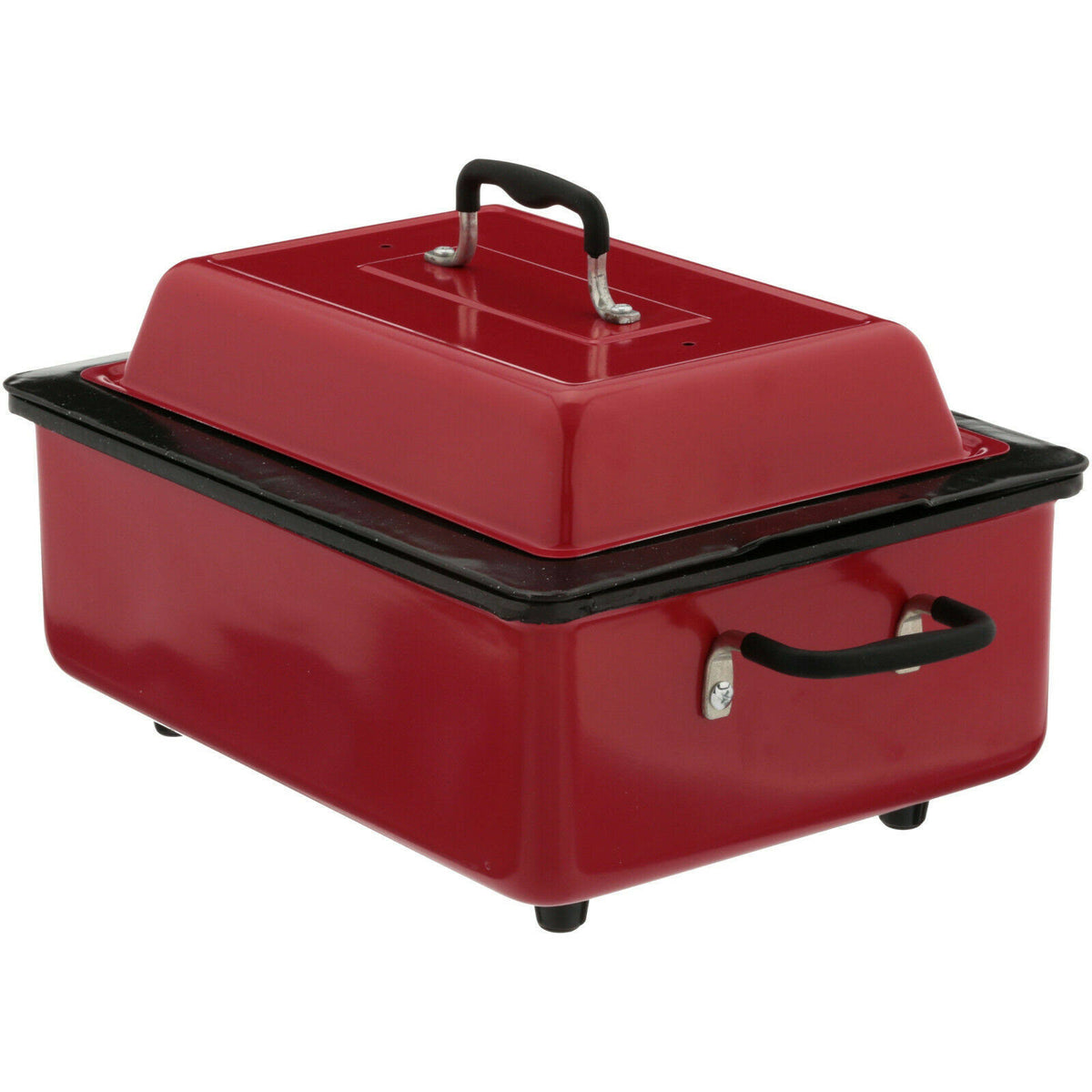 5 qt. 600 Wt. Roaster Porcelain Cookwell Red W702