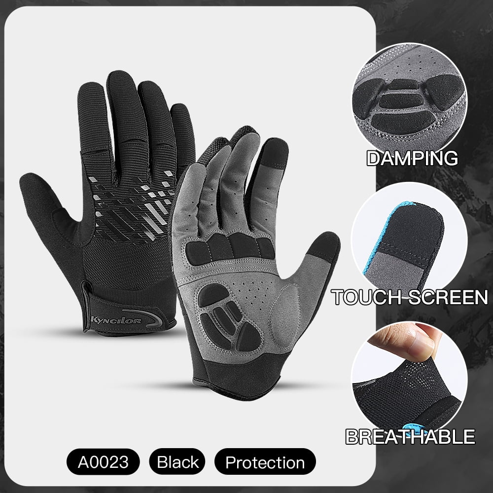 Full Finger Breathable Gel Pad Cycling Gloves Y9144