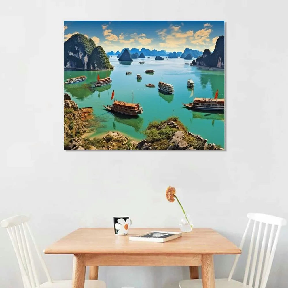 Nature Cloud Sea Wall Art Canvas Prints Poster A107030