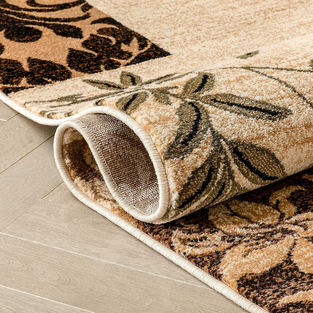 Beige 9x13 Rug L11266