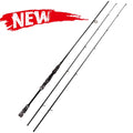 Camo 2-Piece 7-Feet Spinning Rod Carbon Fiber Spincasting Fishing Rod with 2 Tips V48604