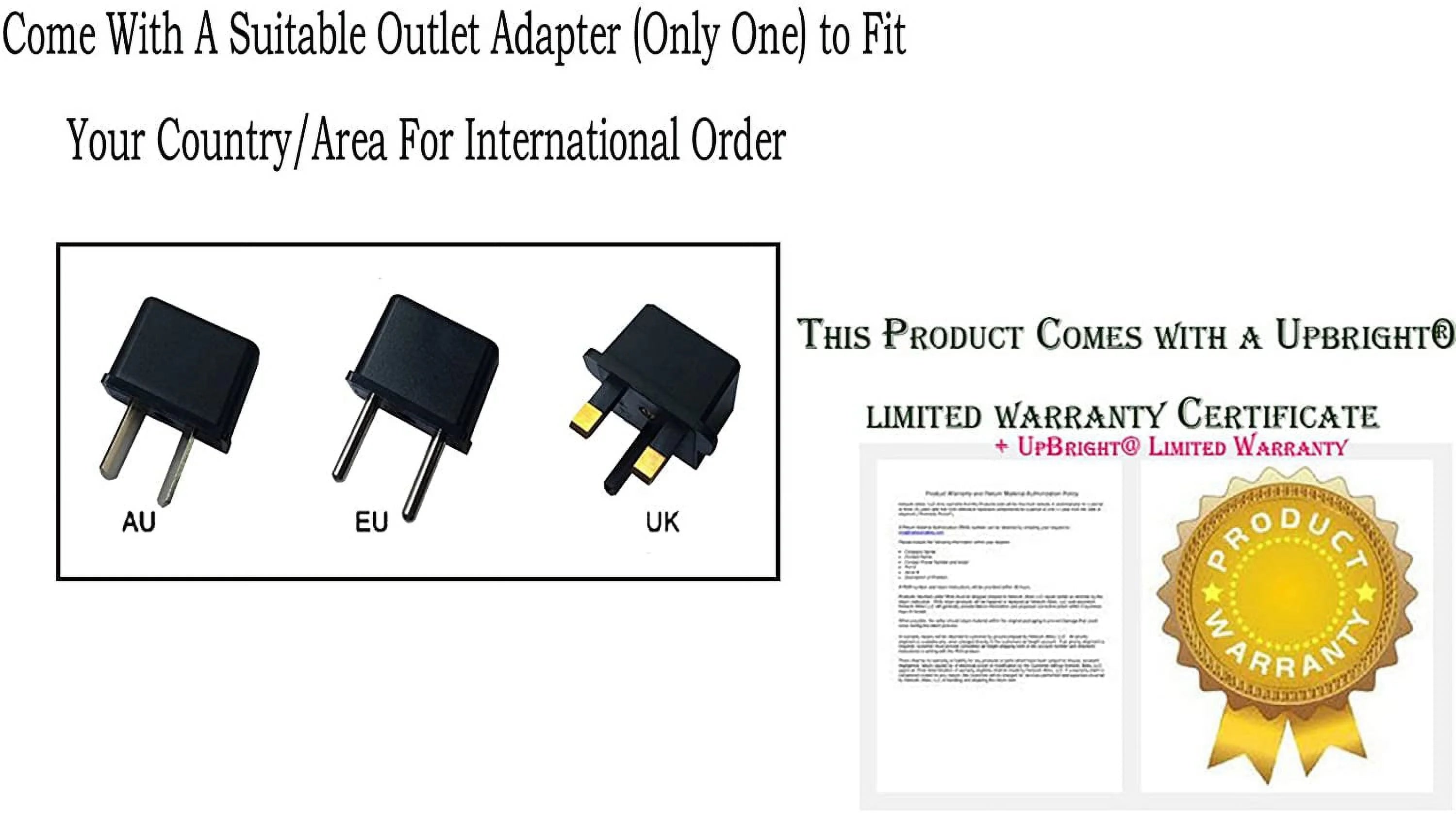 AC/DC Adapter for Exercise Bike Power Supply Cord Charger Z318