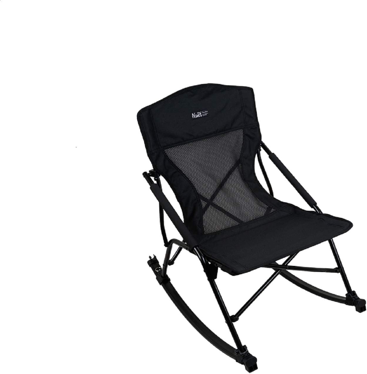 Black Rocking Camping Chair with Carry Bag S370760