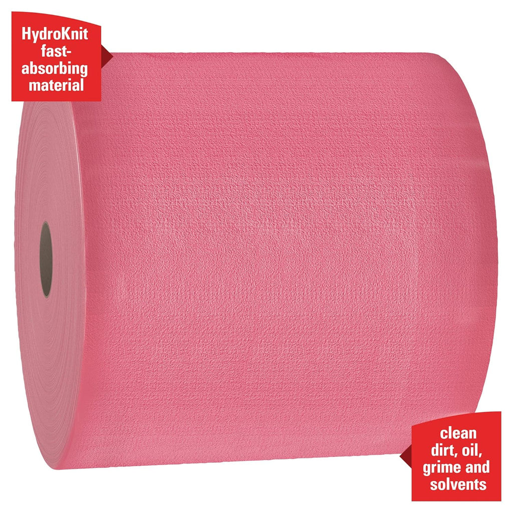 Red Heavy Duty Cloths Jumbo Roll, 475 Sheets B62625
