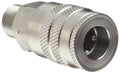 3/8" Coupling x 3/8" NPT Male Stainless Steel Quick-Connect Hose Fitting N376953