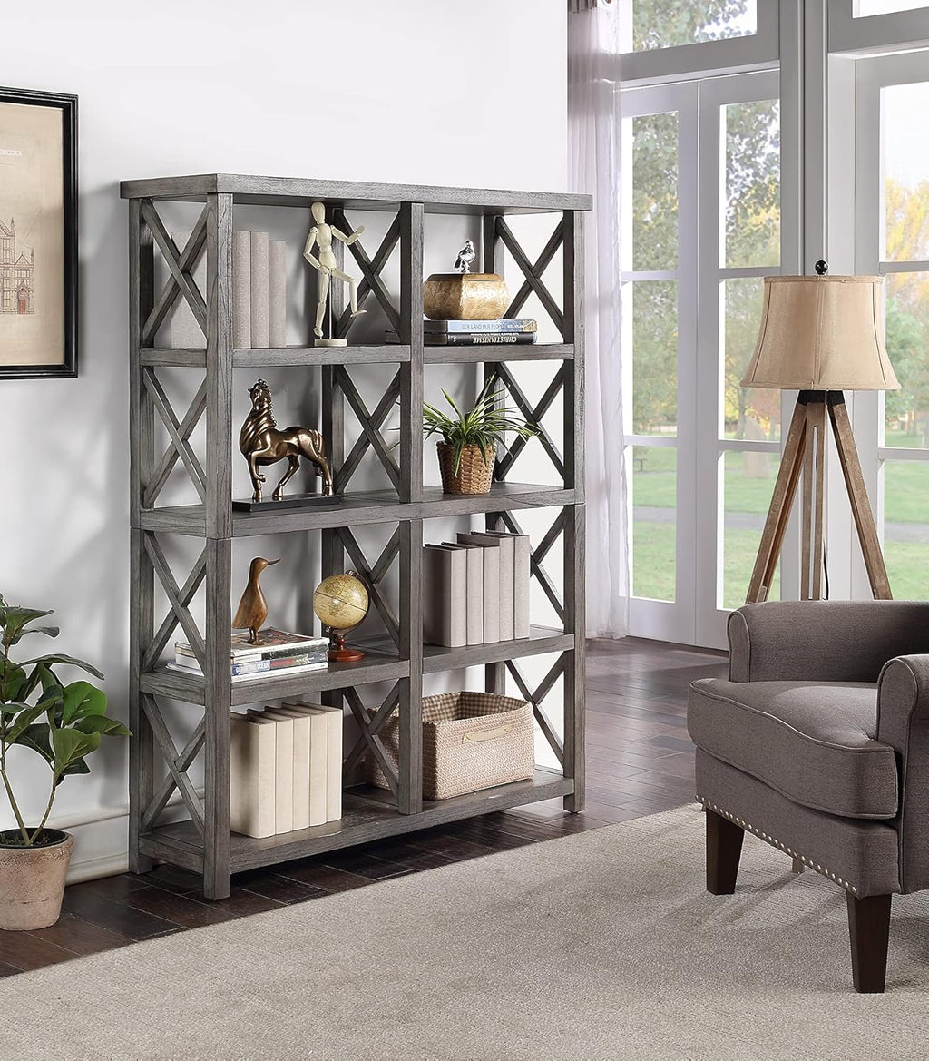 Coastal Sand Eight Shelf Tall Bookcase C7796