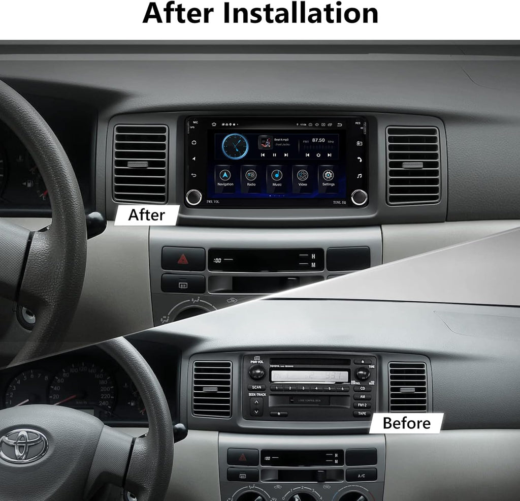 7 Inch Double Din Car Stereo Receiver with Bluetooth 5.0 Q831929