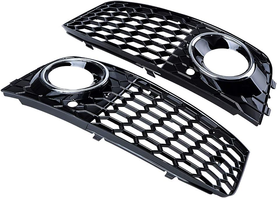 Glossy Front Bumper Fog Light Mesh Grille Pack of 2 K84852