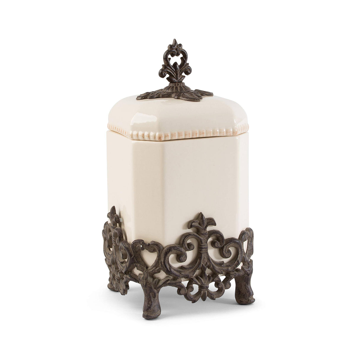 Cream Canister with Metal Base A113114