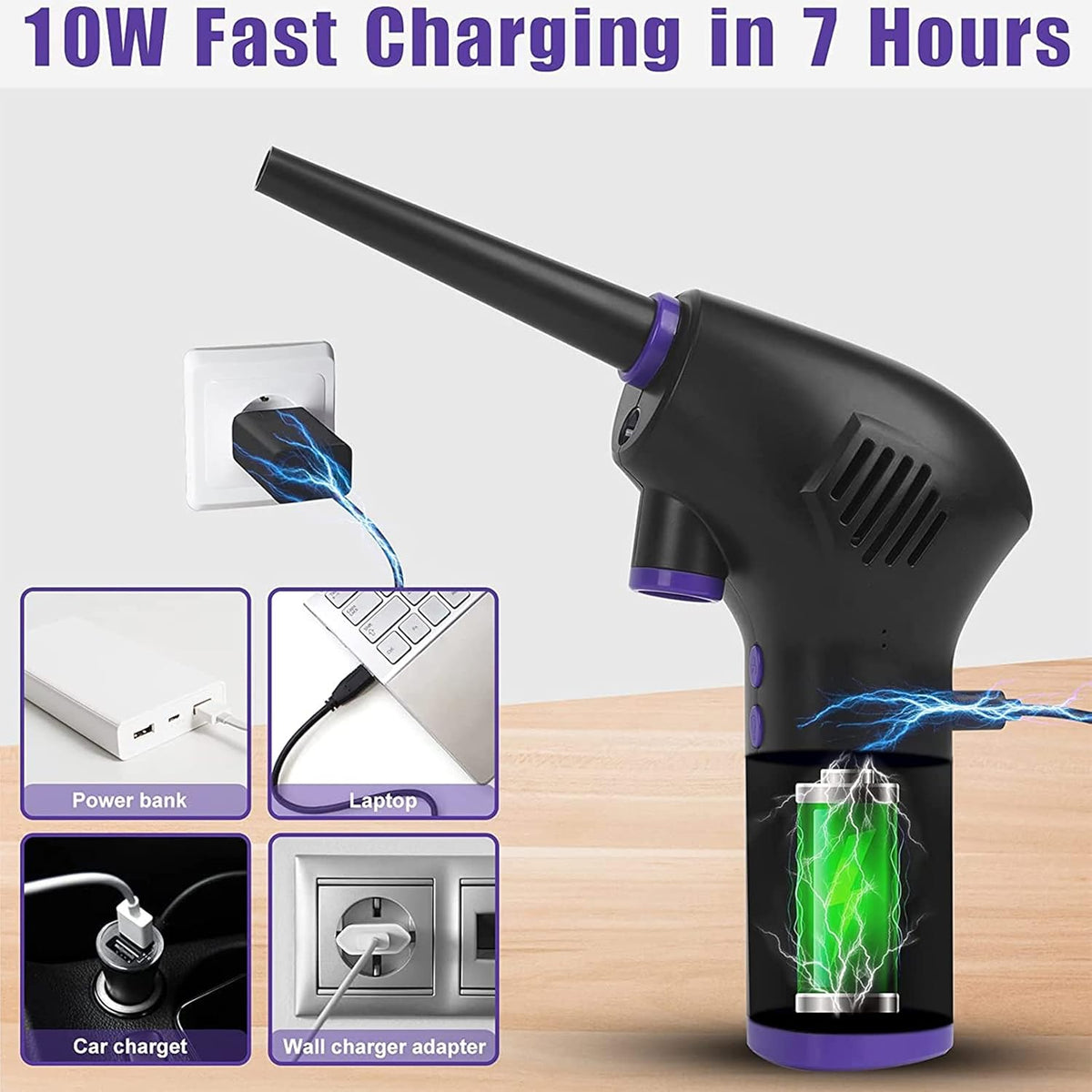 15000mAh Electric Air Blower with LED Light B1117
