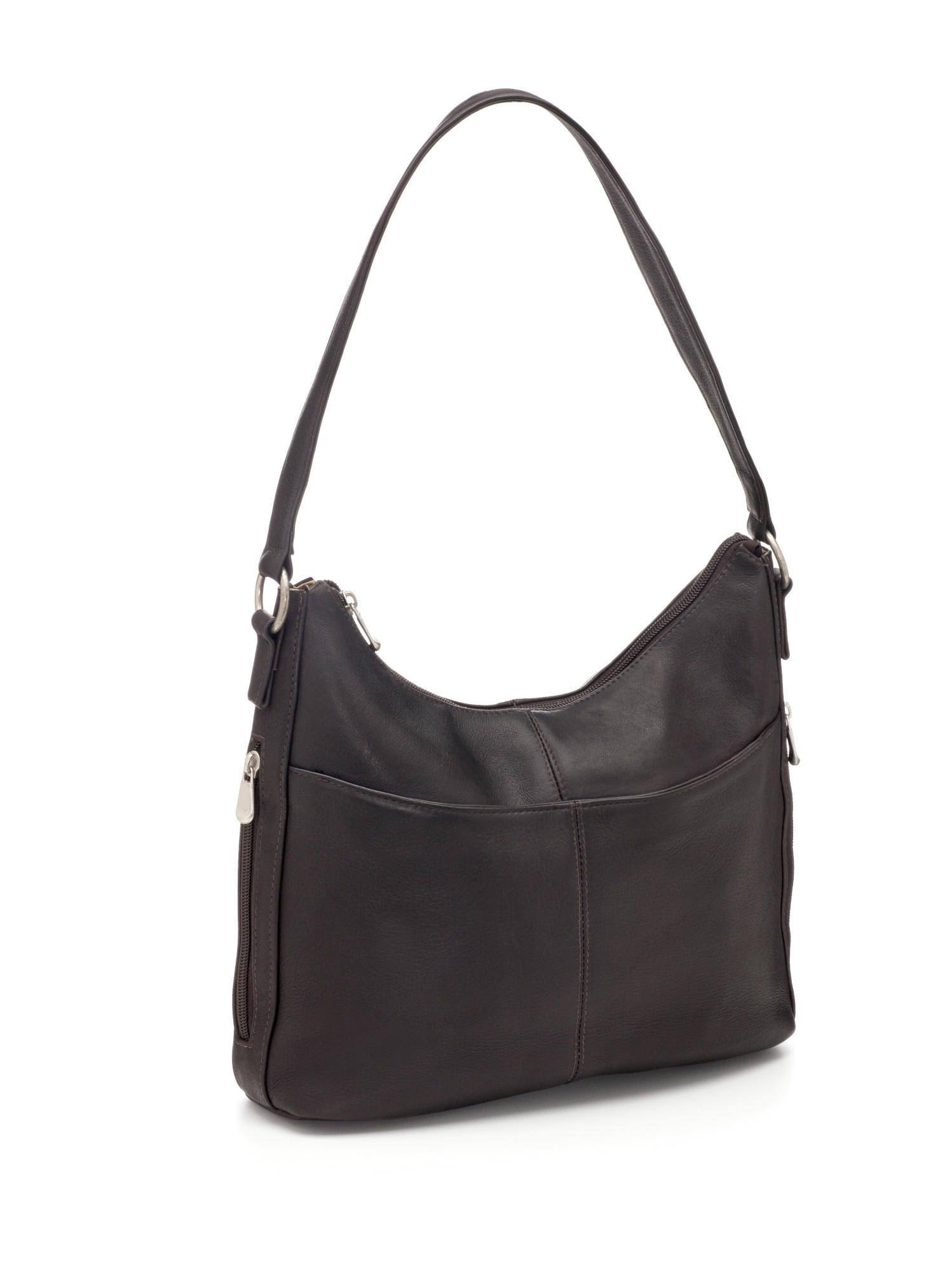 Cafe Leather Hobo Bag I36299