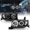 Black Housing Projector Headlights Headlamps U294186