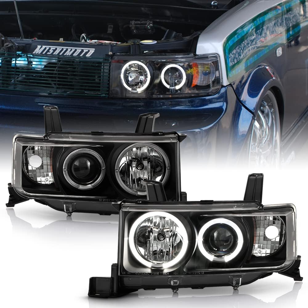 Black Housing Projector Headlights Headlamps U294186