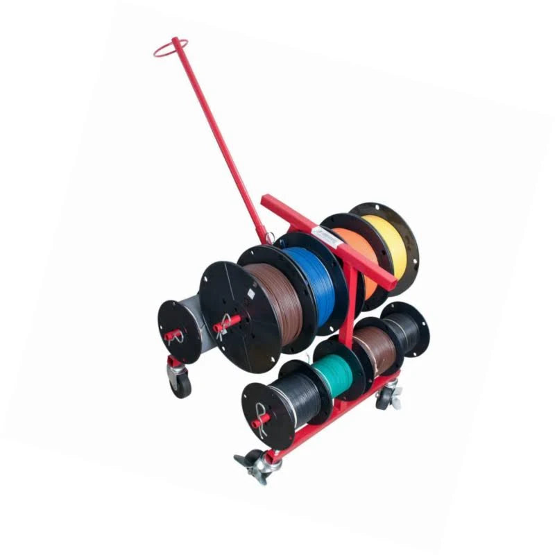 6 Spindle Portable Wire Caddy P715