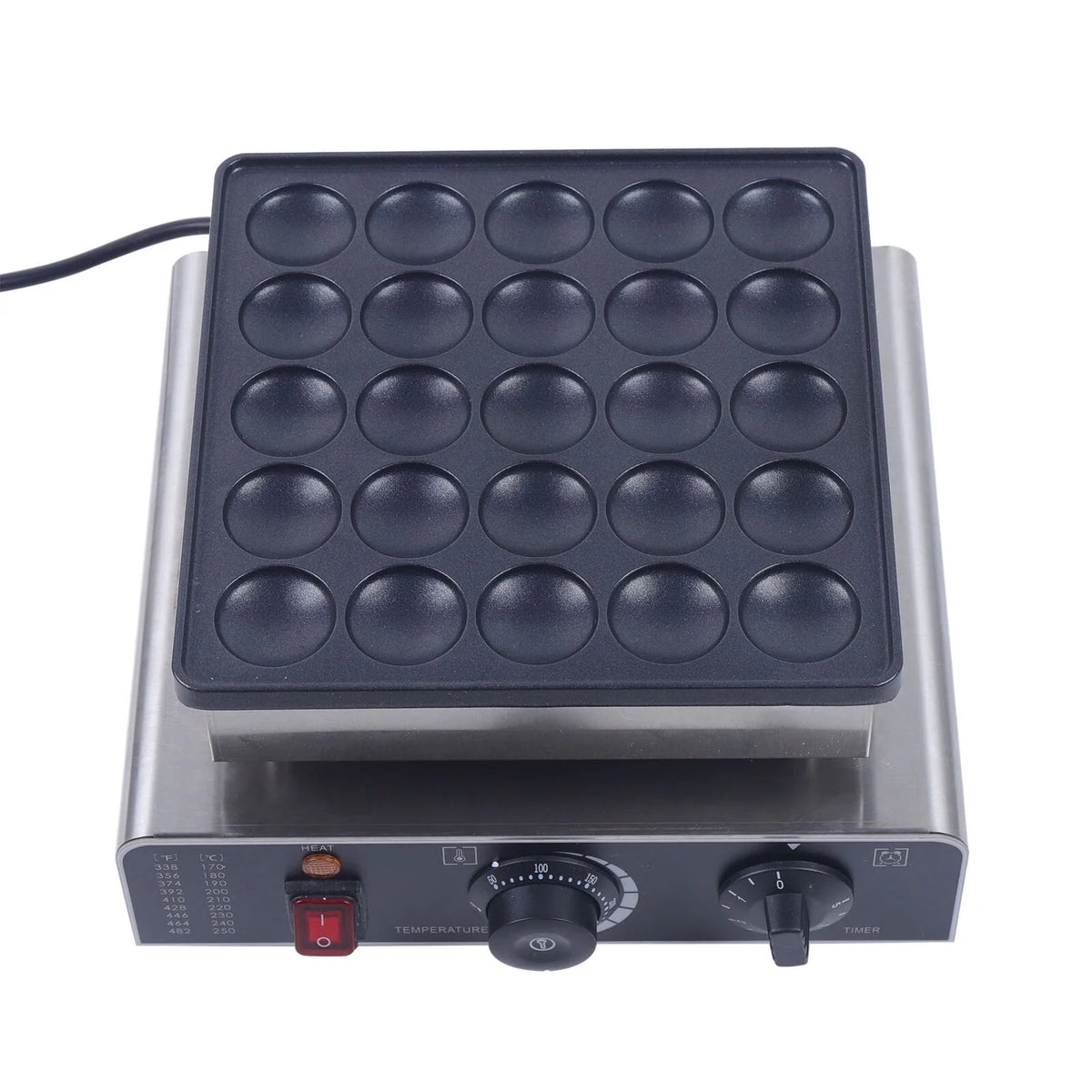 25 Holes Electric Nonstick Pancake Maker Machine L575