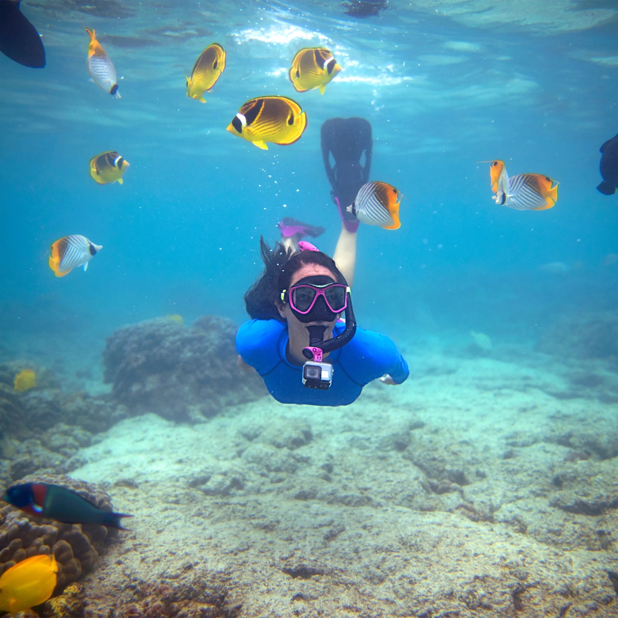 Mask, Snorkel, Fins/Bag Set T905