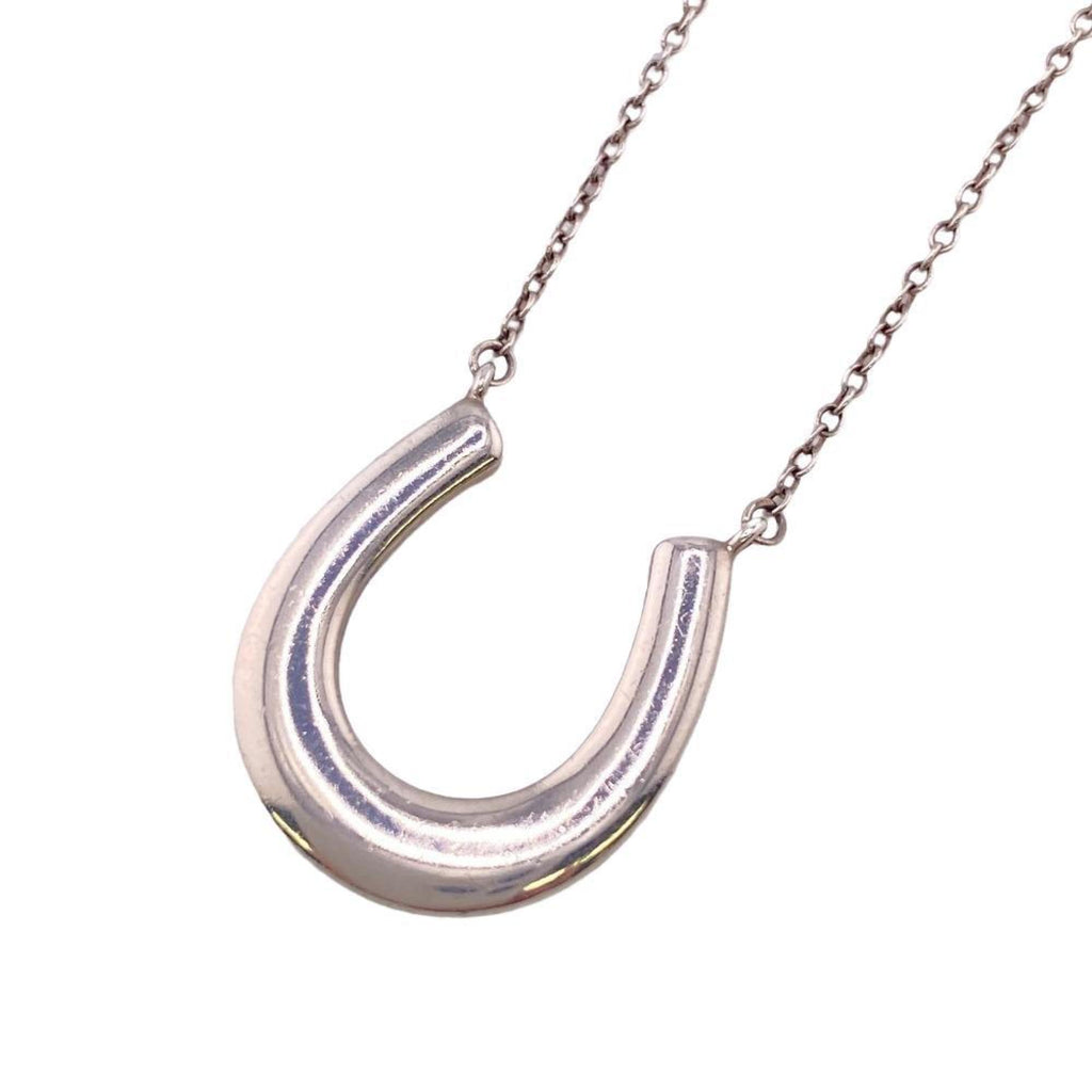 Horseshoe Necklace Silver U9993