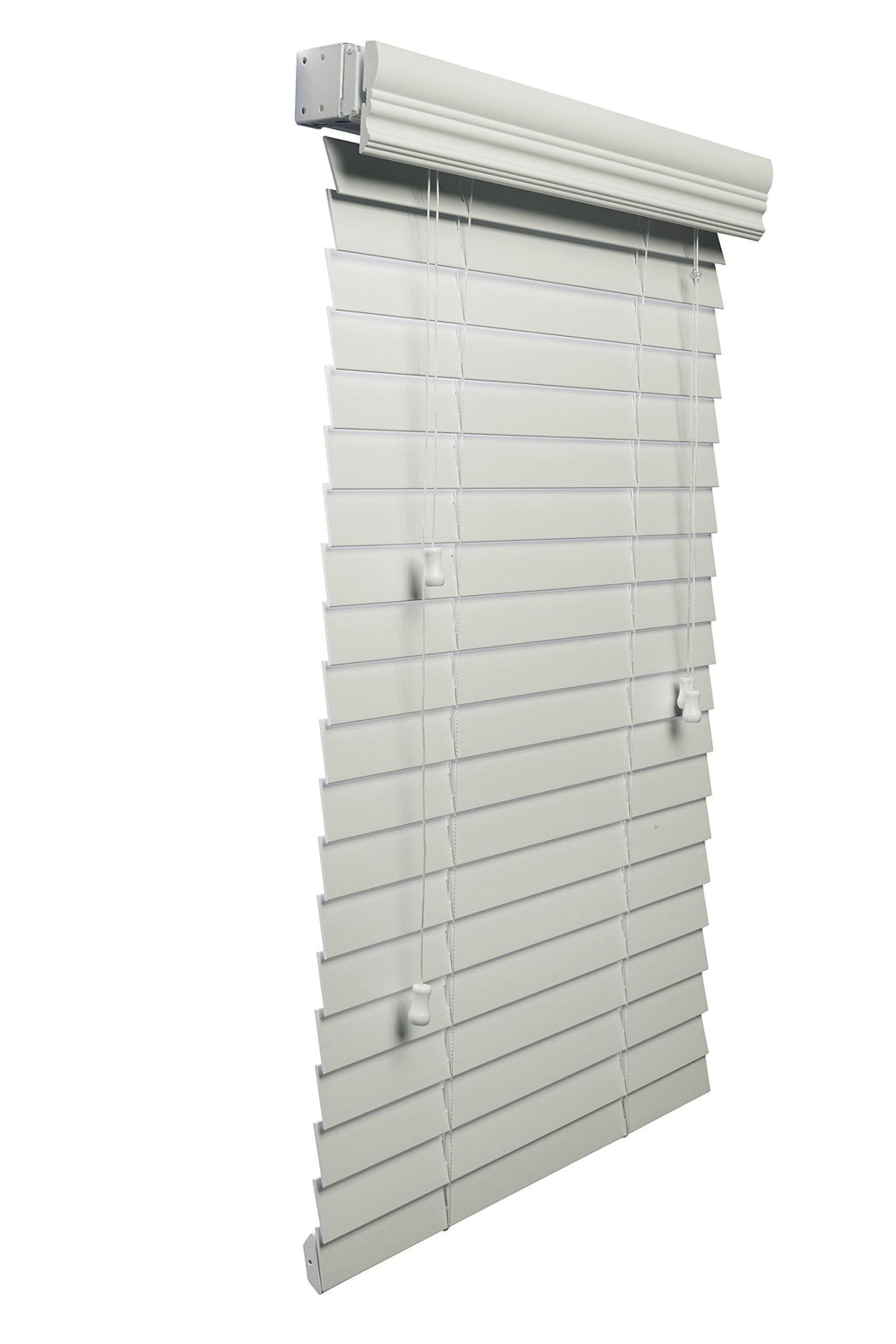 White 2-Inch Faux Wood Blind, 36 by 72-Inch P946