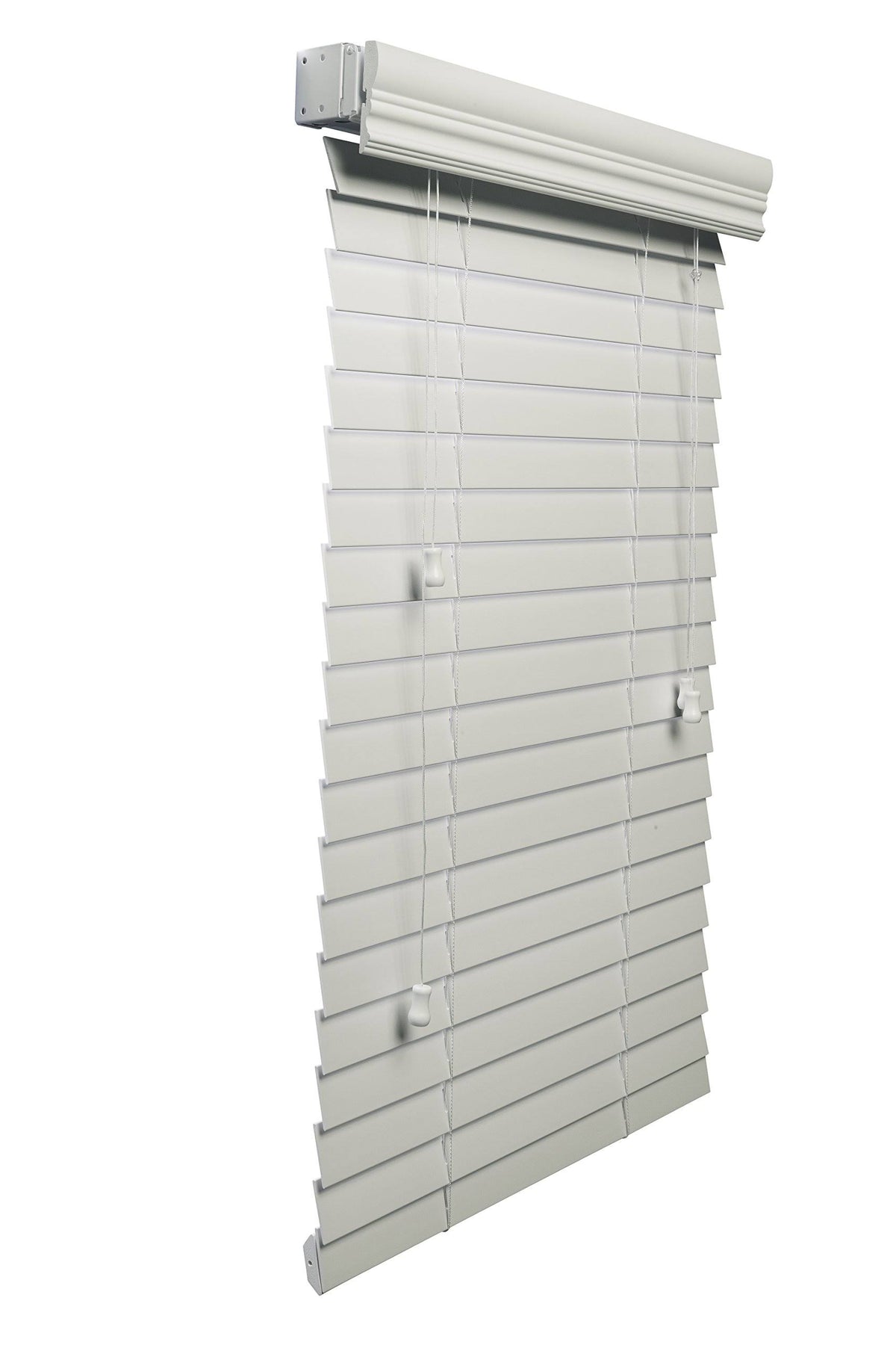 White 2-Inch Faux Wood Blind, 36 by 72-Inch P946