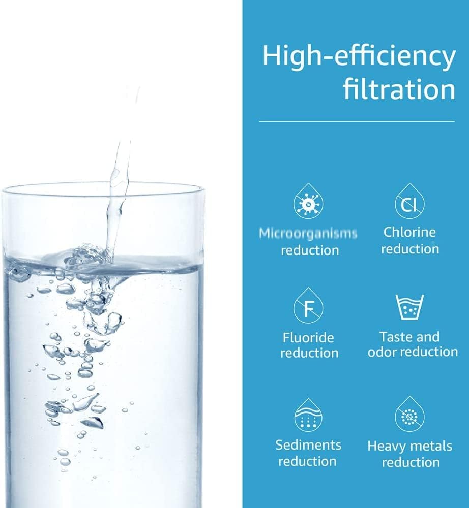 Black Purification Water Filter, Pack of 2 C23344