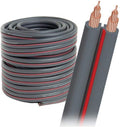 14 AWG Gray Jacket Bulk Speaker Cable 50' Spool J541282