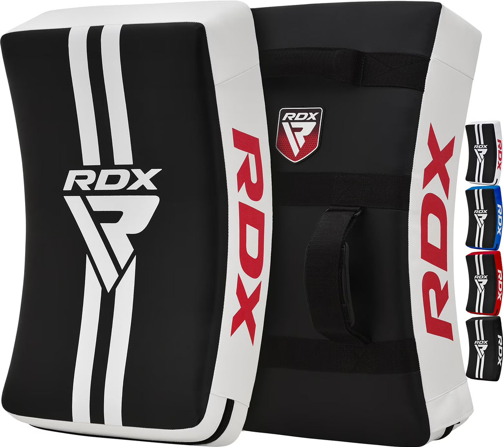 White Strike Shield for Kickboxing and Muay Thai Boxing P2558