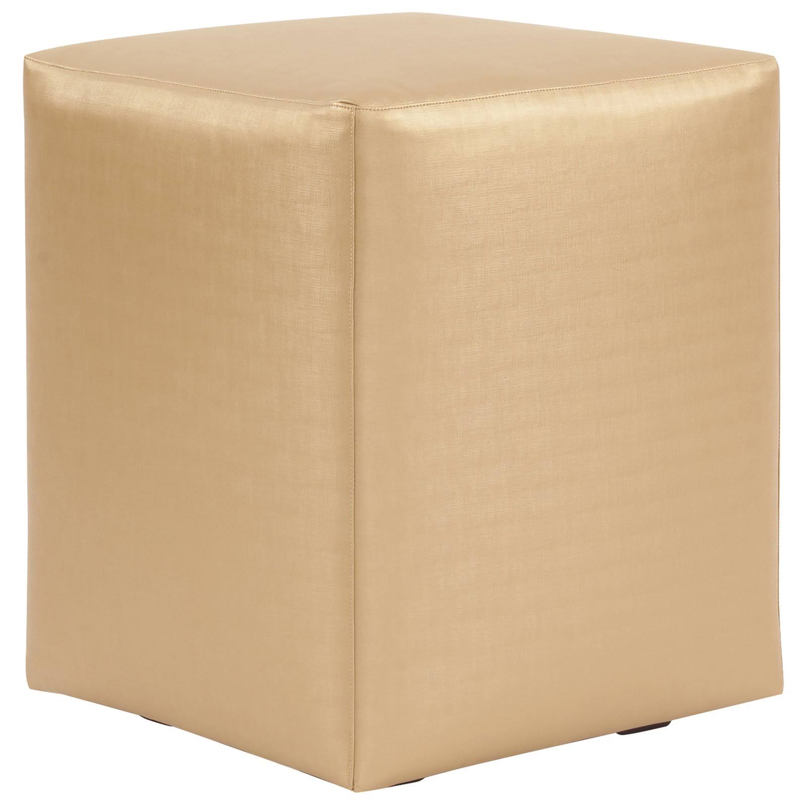 Gold Cube Ottoman E409