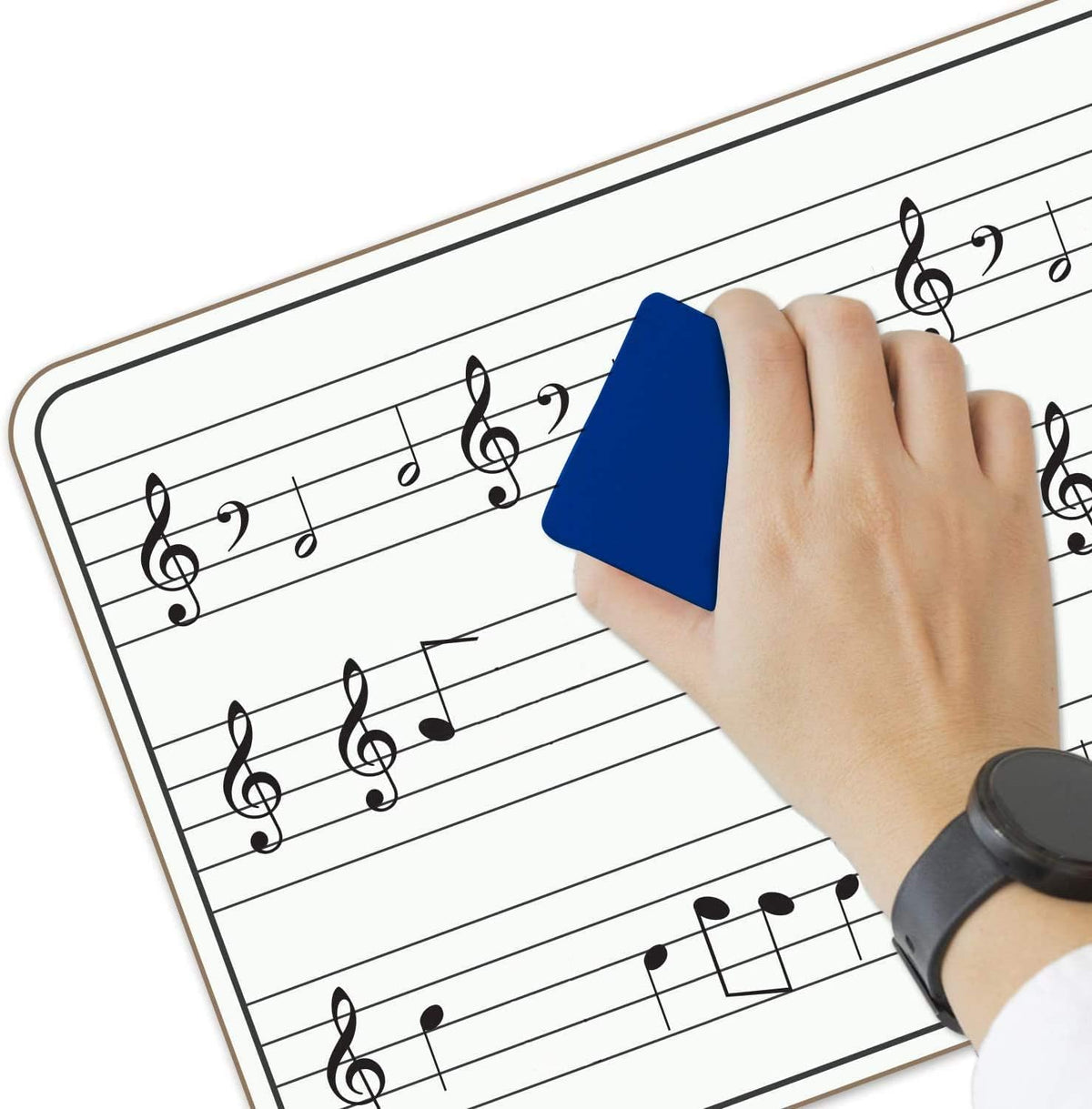 24 Pack Double Sided Dry Erase Music Staff White Boards 9"X"12 Inch D5193