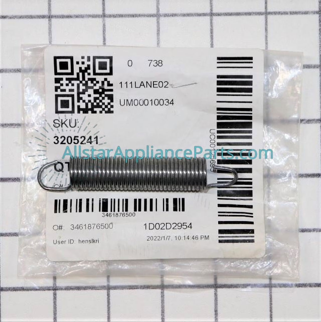 Washer/Dryer Combo Idler Spring S8638